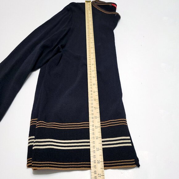 Anne Klein Womens Button Up Cardigan Sweater Size XL Black Office Corporate Goth - Picture 6 of 10